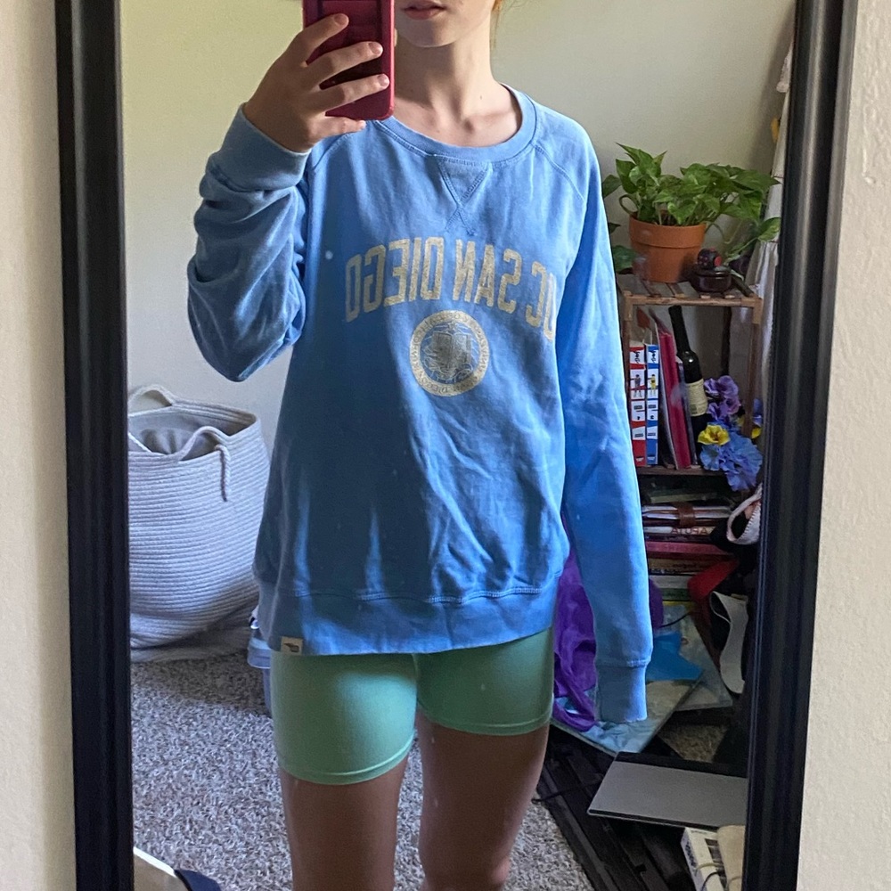 UCSD baby blue pullover